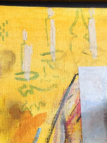 Vertical signs on a yellow background — Eye to Eye